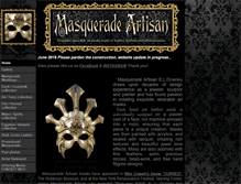 Tablet Screenshot of masqueradeartisan.com